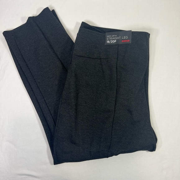 NWT Avenue Ponte Legging Original Fit Stretch Pants Gray Size Petite 18/20 - Picture 8 of 10